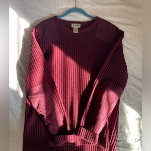 Burgundy Sweater